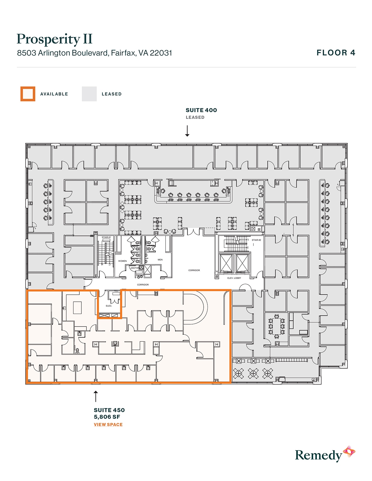 8501 Arlington Blvd, Merrifield, VA for lease Floor Plan- Image 1 of 1