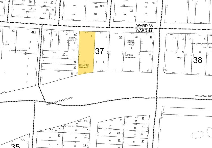 3237 Summer Ave, Memphis, TN à louer - Plan cadastral - Image 2 de 14