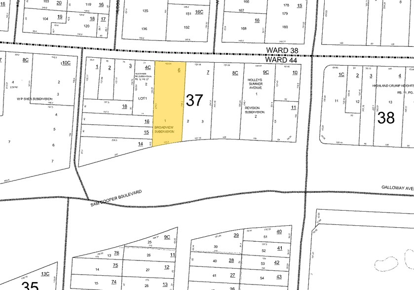 3237 Summer Ave, Memphis, TN for sale - Plat Map - Image 2 of 8