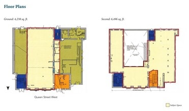 761 Queen St W, Toronto, ON for lease Floor Plan- Image 1 of 1