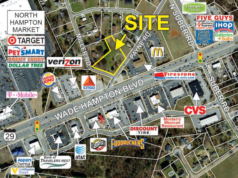 7 Payne Rd, Taylors, SC à vendre - Photo du bâtiment - Image 1 de 1