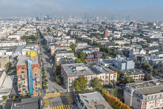 3140 21st St, San Francisco, CA - Aérien Vue de la carte