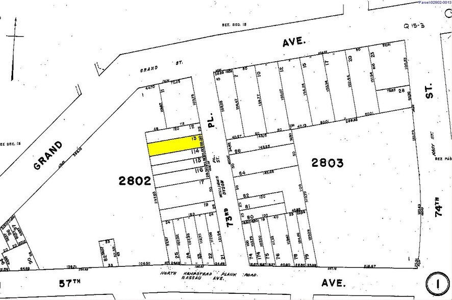 5414 73rd Pl, Flushing, NY à vendre - Plan cadastral - Image 2 de 8