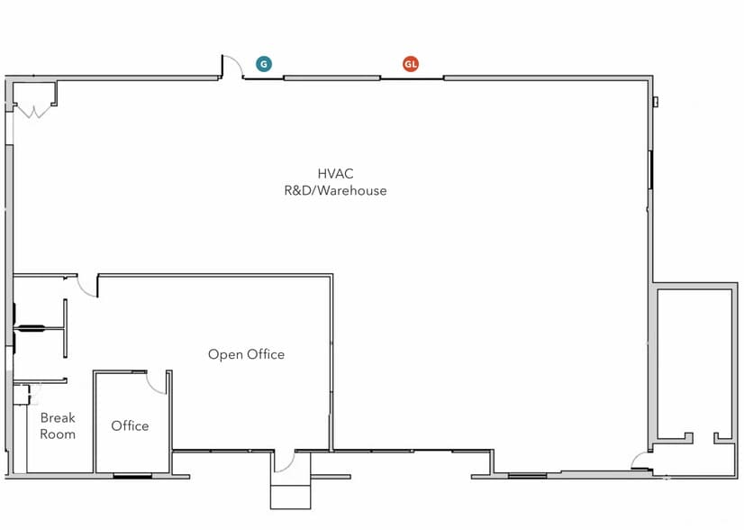 8228 Mercury Ct, San Diego, CA à louer - Plan d’étage - Image 3 de 4