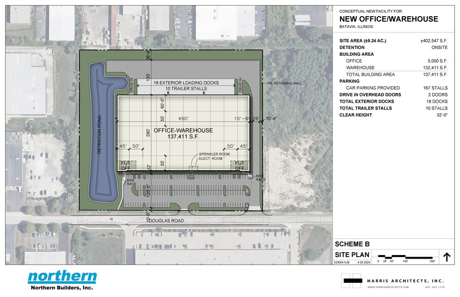 1225 Douglas Rd, Batavia, IL à louer - Plan de site - Image 2 de 2