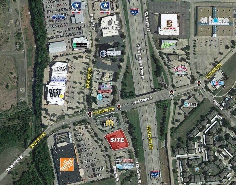 18775 Lyndon B Johnson Fwy, Mesquite, TX à louer - Aérien - Image 2 de 10