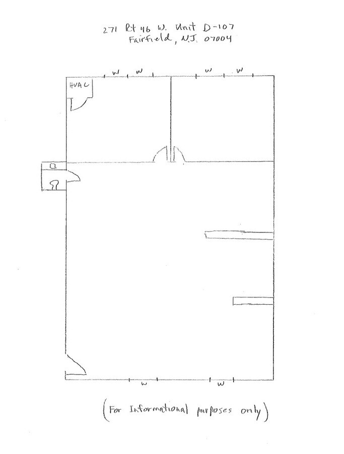 271 US Highway 46, Fairfield, NJ 07004 - Unit D107 -  - Floor Plan - Image 1 of 1