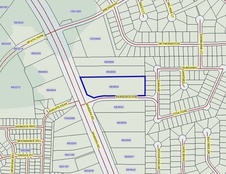 8682 Bandera Rd, San Antonio, TX à vendre - Plan cadastral - Image 2 de 2