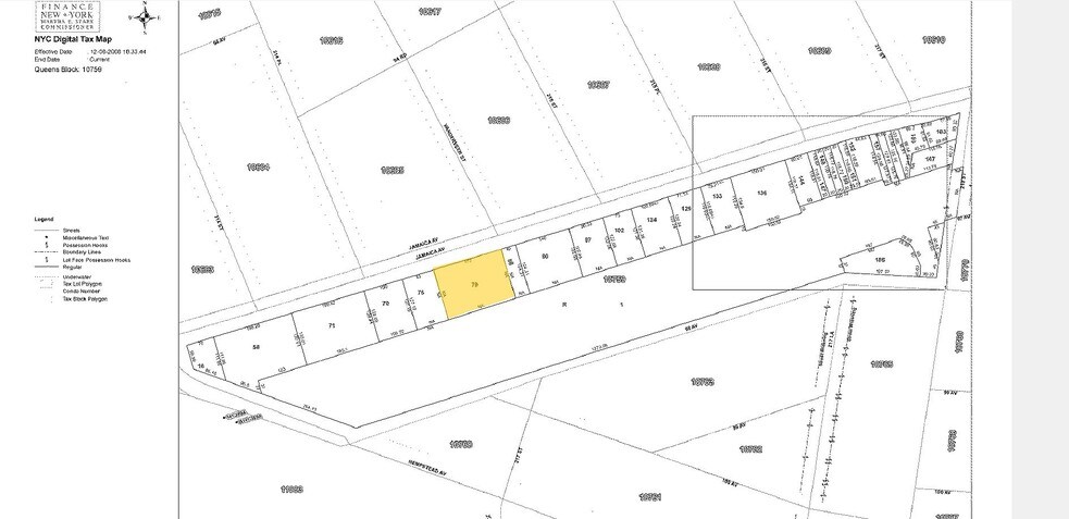 214-50 Jamaica Ave, Jamaica, NY à louer - Plan cadastral - Image 2 de 5
