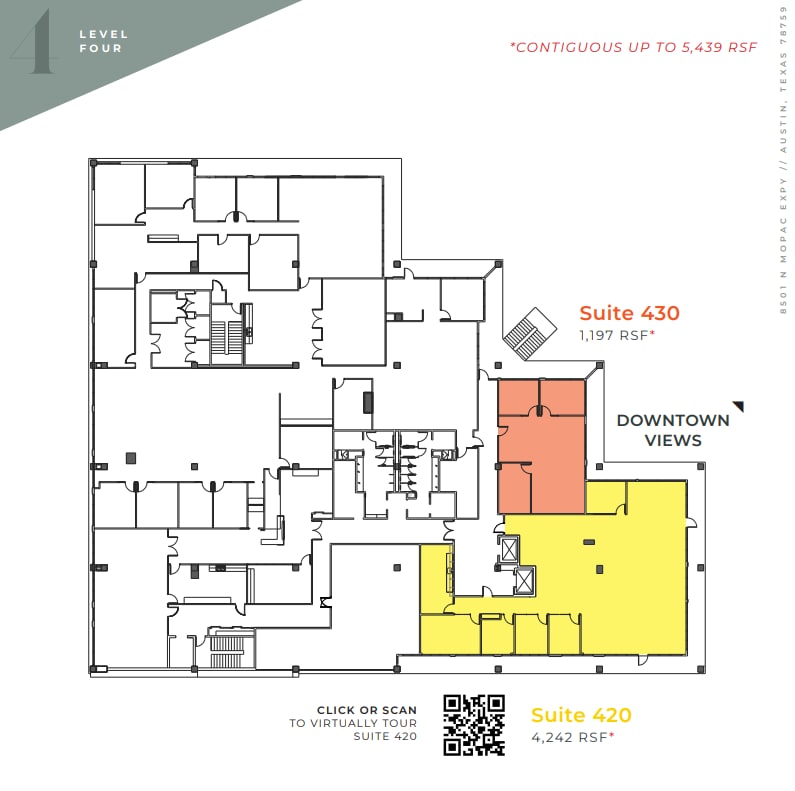 8501 N Mopac Expy, Austin, TX à louer Plan d’étage- Image 1 de 1