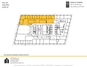 201 St. Charles Ave, New Orleans, LA for lease Site Plan- Image 1 of 1