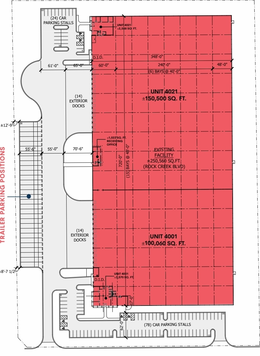 4001-4021 Rock Creek Blvd, Joliet, IL for lease Site Plan- Image 1 of 1