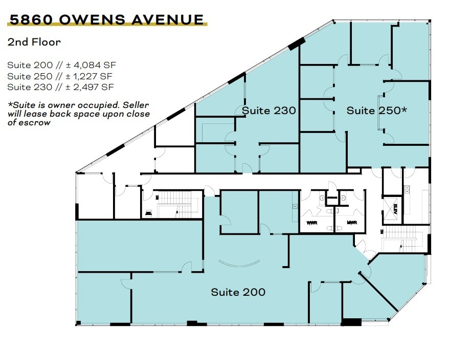 5860 Owens Ave, Carlsbad, CA for lease Floor Plan- Image 1 of 1
