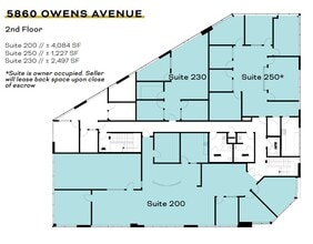 5860 Owens Ave, Carlsbad, CA for lease Floor Plan- Image 1 of 1