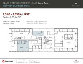 3843 Brickway Blvd, Santa Rosa, CA à louer Plan d’étage- Image 1 de 1