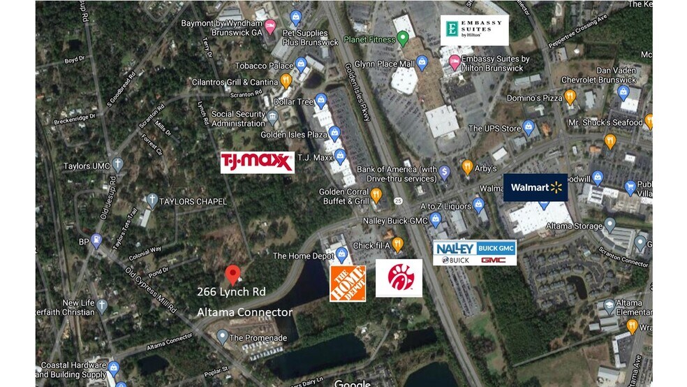 266 Lynch Rd, Brunswick, GA for sale - Aerial - Image 2 of 3