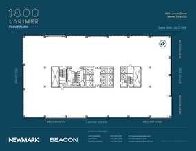 1800 Larimer St, Denver, CO for lease Floor Plan- Image 1 of 1
