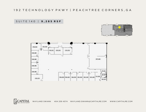 190 Technology Pky, Norcross, GA à louer Plan d’étage- Image 1 de 1