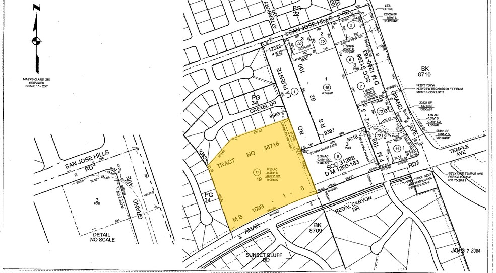 20633 Amar Rd, Walnut, CA à louer - Plan cadastral - Image 2 de 2