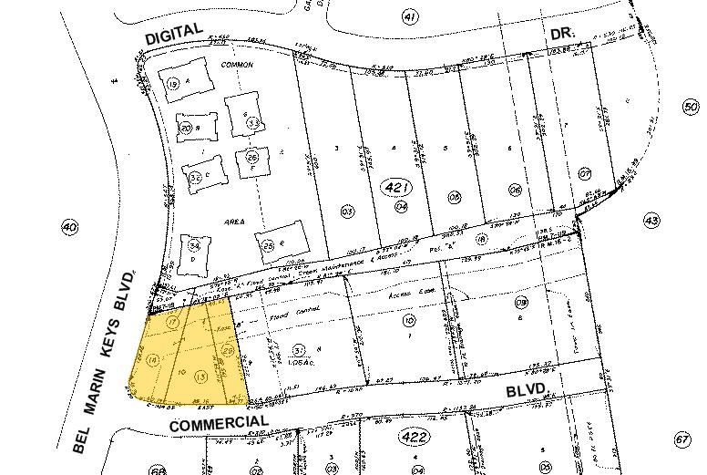 1 Commercial Blvd, Novato, CA à louer - Plan cadastral - Image 2 de 5