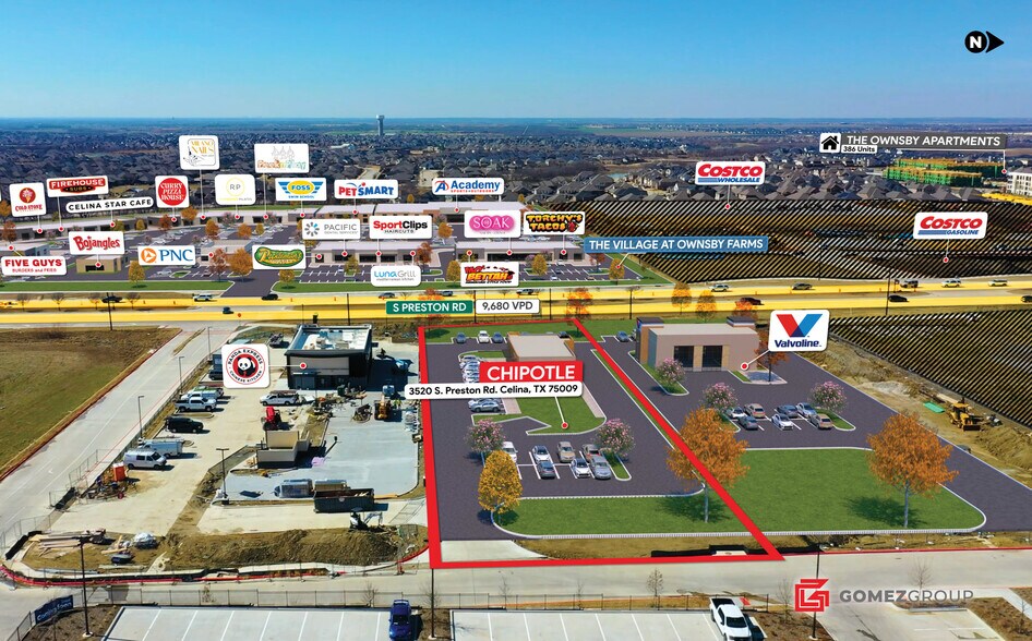 3520 S Preston Rd, Celina, TX à vendre - Photo du bâtiment - Image 2 de 15