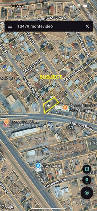 More details for 10479 Montevideo St, Socorro, TX - Land for Sale