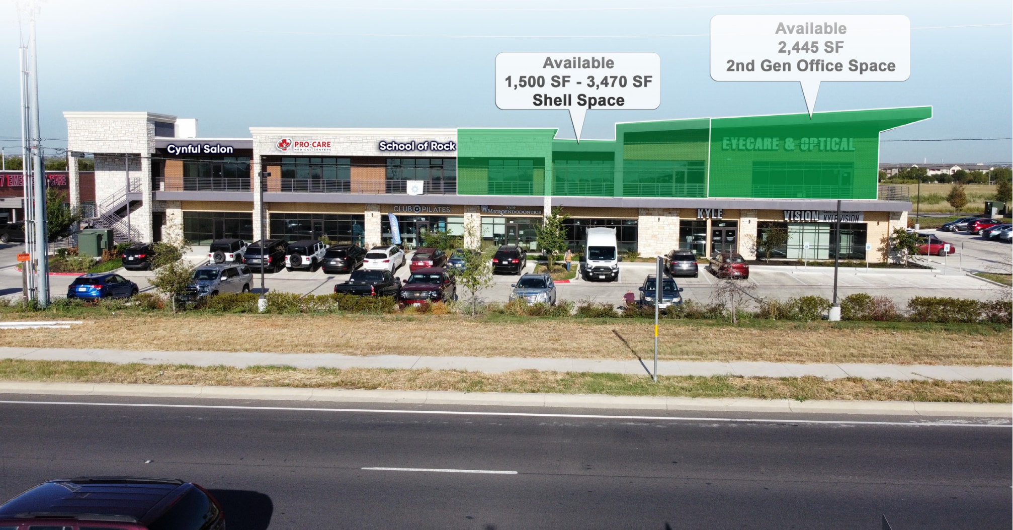 5581 KYLE CENTER Dr, Kyle, TX for lease Building Photo- Image 1 of 9