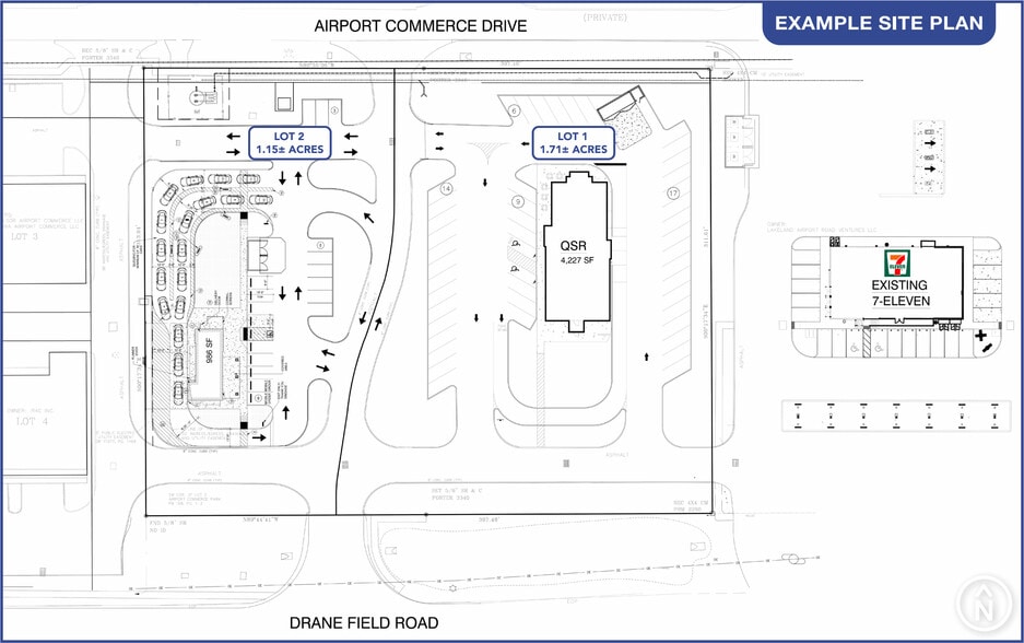 Drane Field Retail Pads portfolio of 2 properties for sale on LoopNet.ca - Site Plan - Image 3 of 3