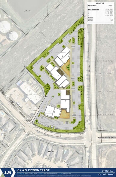 Peek Rd & Elyson Falls Dr, Katy, TX à louer - Plan de site - Image 1 de 4