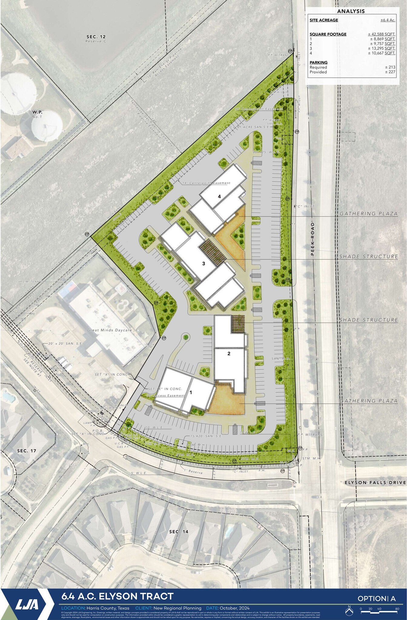 Peek Rd & Elyson Falls Dr, Katy, TX à louer Plan de site- Image 1 de 5