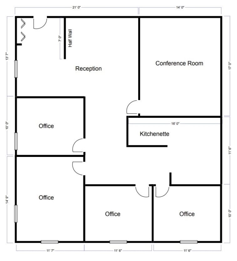 7400 Lyndale Ave S, Richfield, MN à louer Plan d’étage- Image 1 de 5