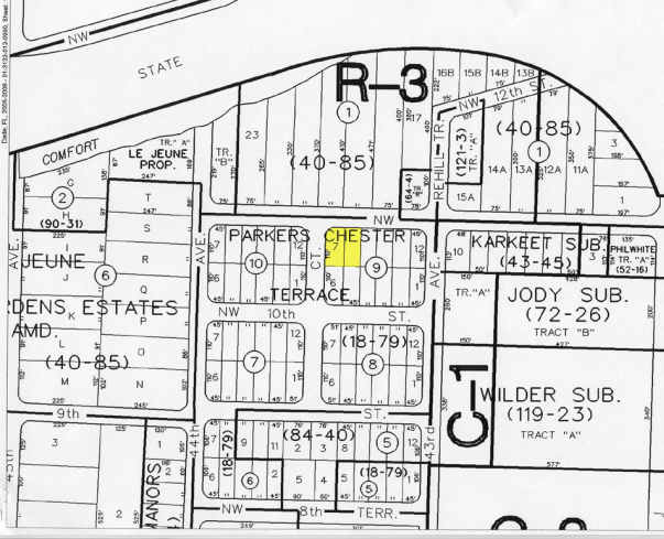 4340 NW 11th St, Miami, FL à vendre - Plan cadastral - Image 2 de 3