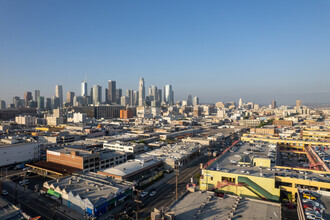 1100 S San Pedro St, Los Angeles, CA - Aérien  Vue de la carte