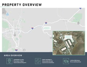 425 E Sydney Dr, Mccarran, NV - Aerial map view