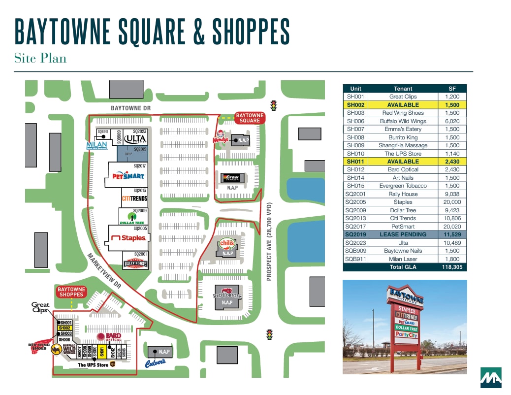 2001-2023 N Prospect Ave, Champaign, IL for lease Floor Plan- Image 1 of 1