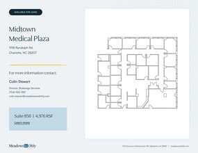 1918 Randolph Rd, Charlotte, NC for lease Site Plan- Image 1 of 1
