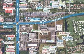 11079 S Military Trl, Boynton Beach, FL - Aerial  map view