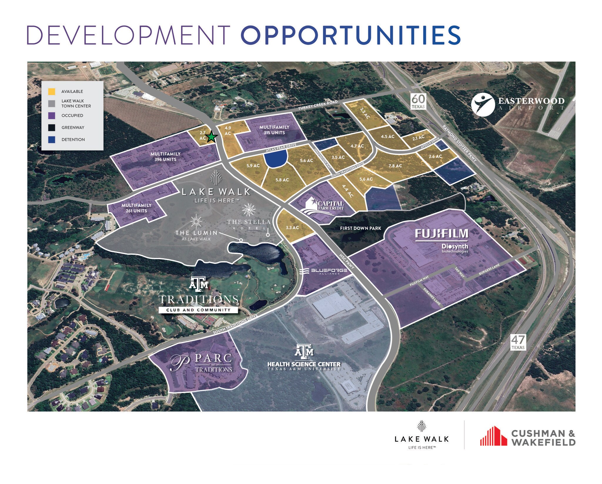 TBD Health Science Center Pky, Bryan, TX à vendre Aérien- Image 1 de 4