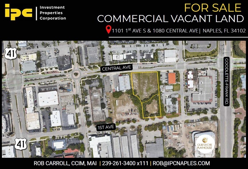 1080 Central Ave, Naples, FL à vendre - Photo du bâtiment - Image 2 de 2