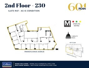 601 Pennsylvania Ave NW, Washington, DC à louer Plan d’étage- Image 1 de 1