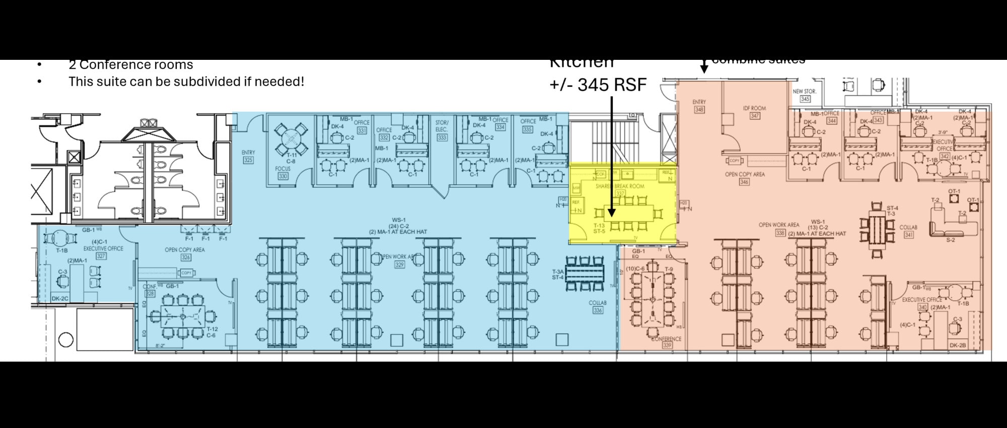2000 Regency Pky, Cary, NC for lease Floor Plan- Image 1 of 14