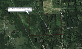 Plus de détails pour Nixon & Seim Rd, Howell, MI - Terrain à vendre