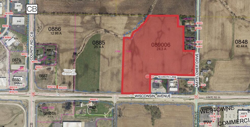 Schroth Ln, Greenville, WI for sale - Primary Photo - Image 1 of 1