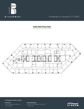1 Riverway, Houston, TX à louer Plan d’étage- Image 1 de 1