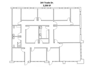 337-375 Trane Ln, Knoxville, TN à louer Plan d’étage- Image 1 de 1