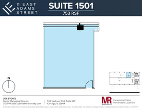 11 E Adams St, Chicago, IL for lease Floor Plan- Image 1 of 1