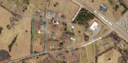 13002 Silver Cloud Rd, Bealeton, VA - AERIAL map view