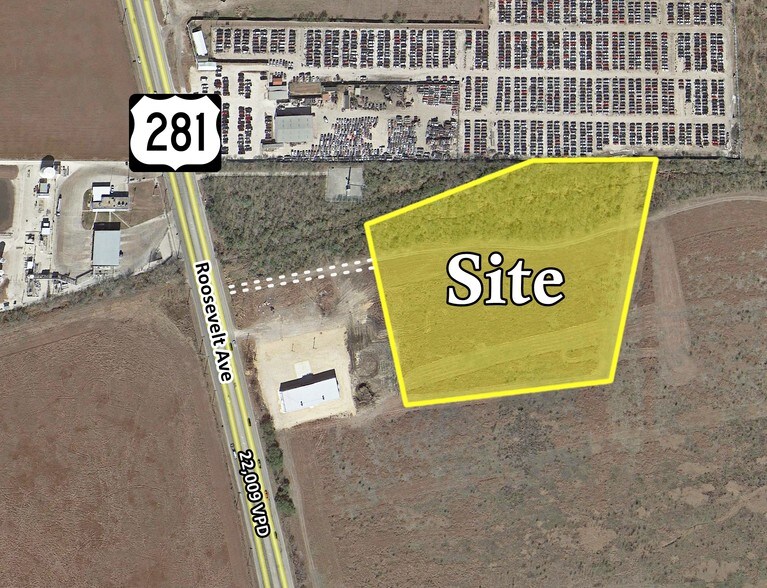 10727 Roosevelt Ave, San Antonio, TX à vendre - Aérien - Image 2 de 2