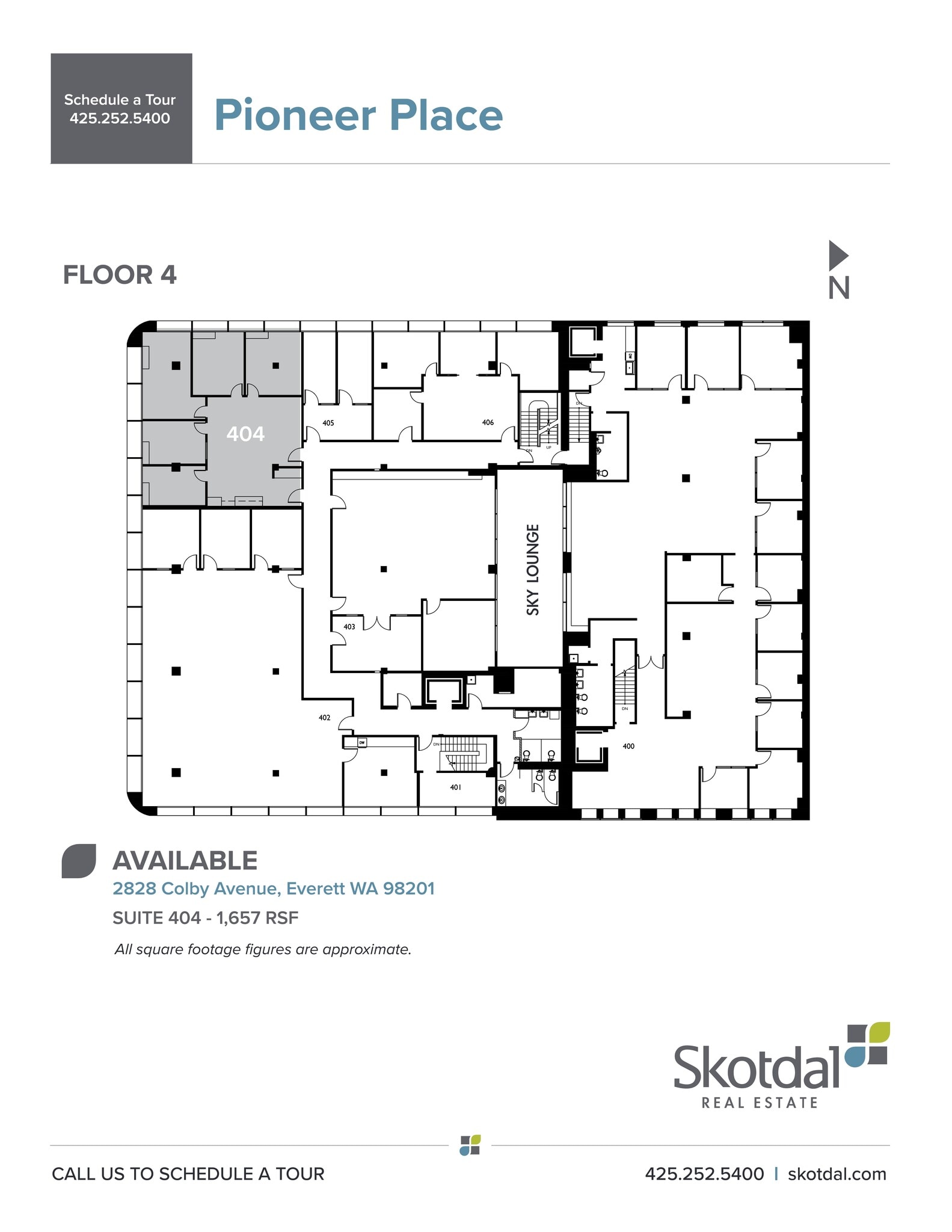 2822 Colby Ave, Everett, WA à louer Plan de site- Image 1 de 1