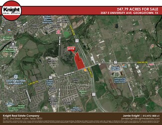 Plus de détails pour 3587 E University Ave, Georgetown, TX - Terrain à vendre